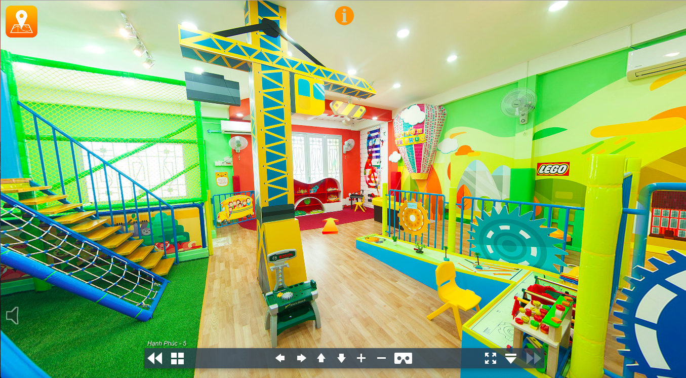 Ứng dụng công nghệ thực tế ảo virtual tour 360 cho khu vui chơi trẻ em Ứng dụng công nghệ thực tế ảo virtual tour 360 cho khu vui chơi trẻ em